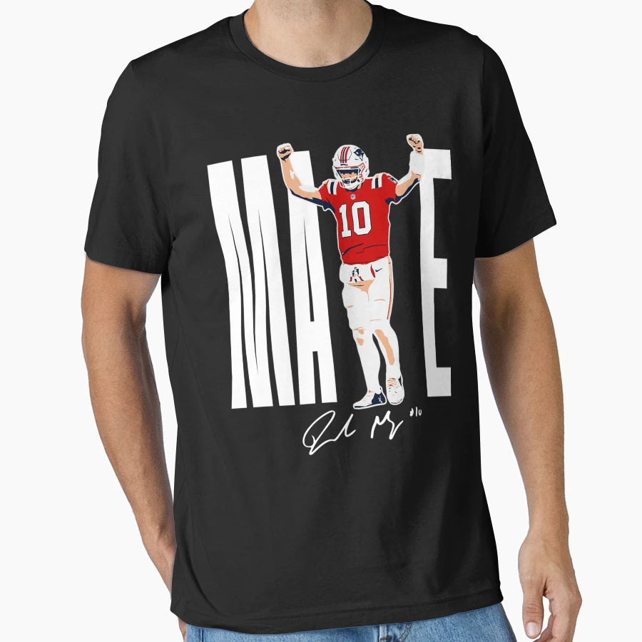 New England Football Maye T-Shirt - Fun Novelty Design for Adults - T-Shirt, Sweatshirt, Hoodie