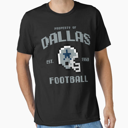 Property Dallas Cowboys Football T-Shirt - Custom Art Print for Adults - T-Shirt, Sweatshirt, Hoodie
