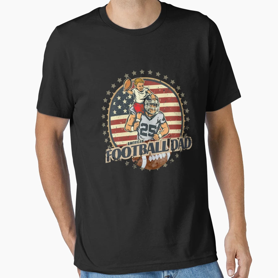American Football Dad T-Shirt - Novelty Apparel Men Women - T-Shirt, Sweatshirt, Hoodie