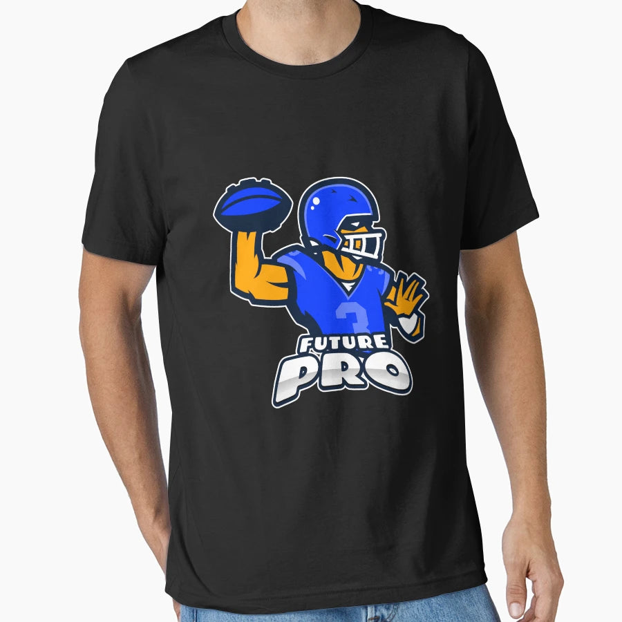 Future Pro Football Player 1 T-Shirt - Trendy Graphic for Adults - T-Shirt, Sweatshirt, Hoodie