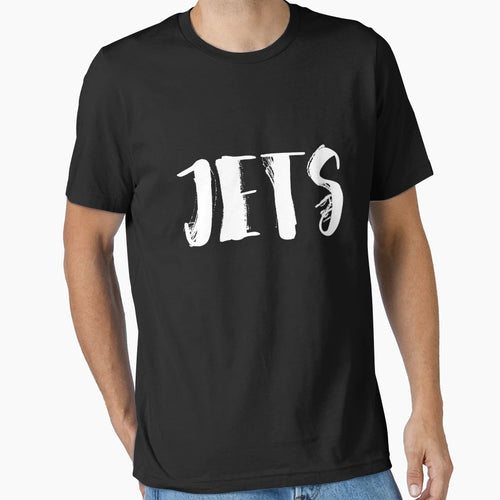 Jets Black T-Shirt - Unique Graphic Men Women - T-Shirt, Sweatshirt, Hoodie