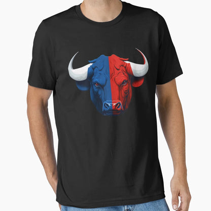 Blue And Red T-Shirt - Novelty Apparel Unisex - T-Shirt, Sweatshirt, Hoodie