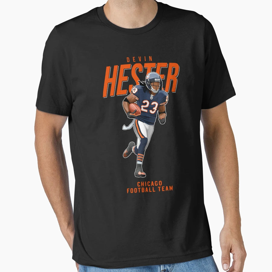 Devin Hester 23 Chicago Football Team T-Shirt - Novelty Apparel Unisex - T-Shirt, Sweatshirt, Hoodie