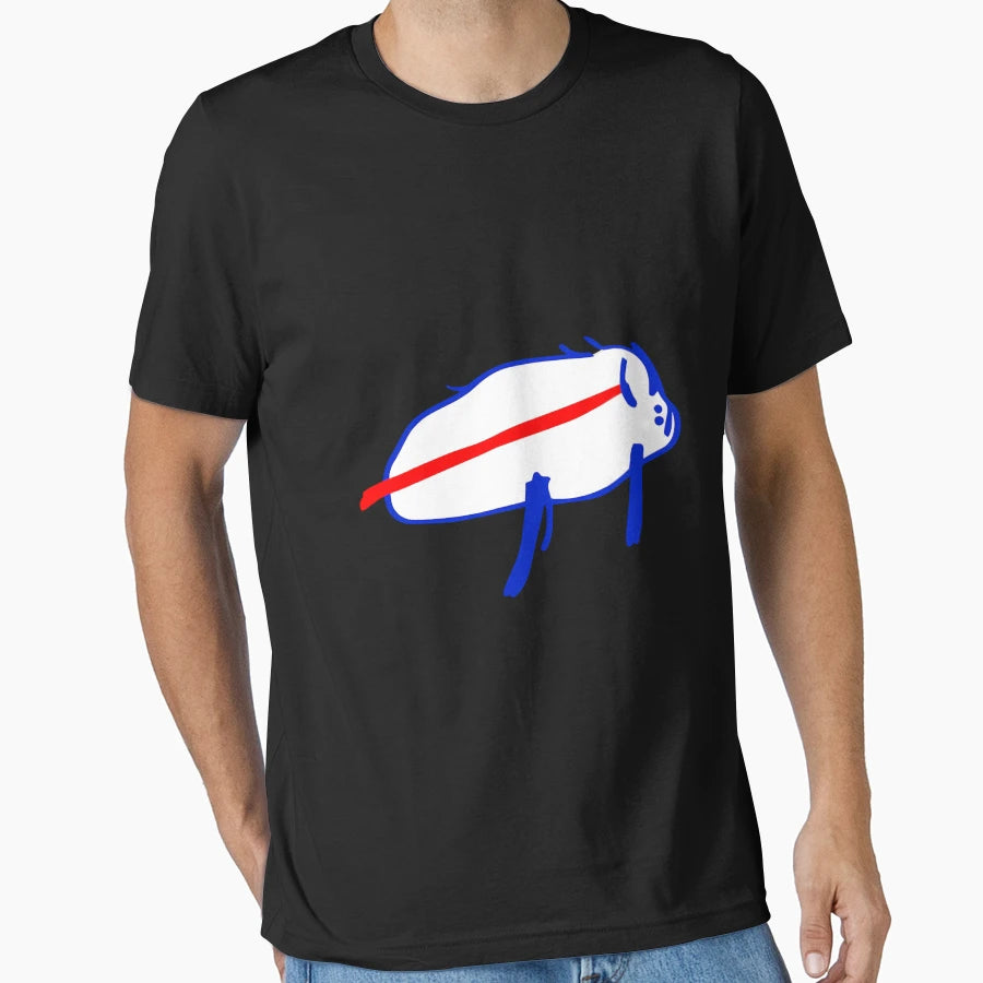 JA Potato Buffalo Drawing T-Shirt - Minimalist Print for Adults - T-Shirt, Sweatshirt, Hoodie