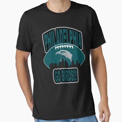 Philadelphia Football Skyline T-Shirt - Streetwear Style Men Women - T-Shirt, Sweatshirt, Hoodie