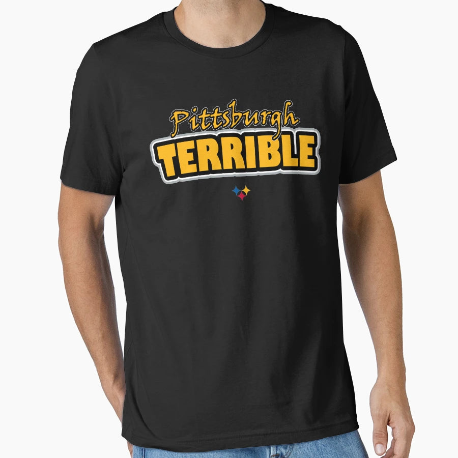 Pittsburgh Terrible Steeler Logo T-Shirt - Casual Everyday Wear Unisex - T-Shirt, Sweatshirt, Hoodie