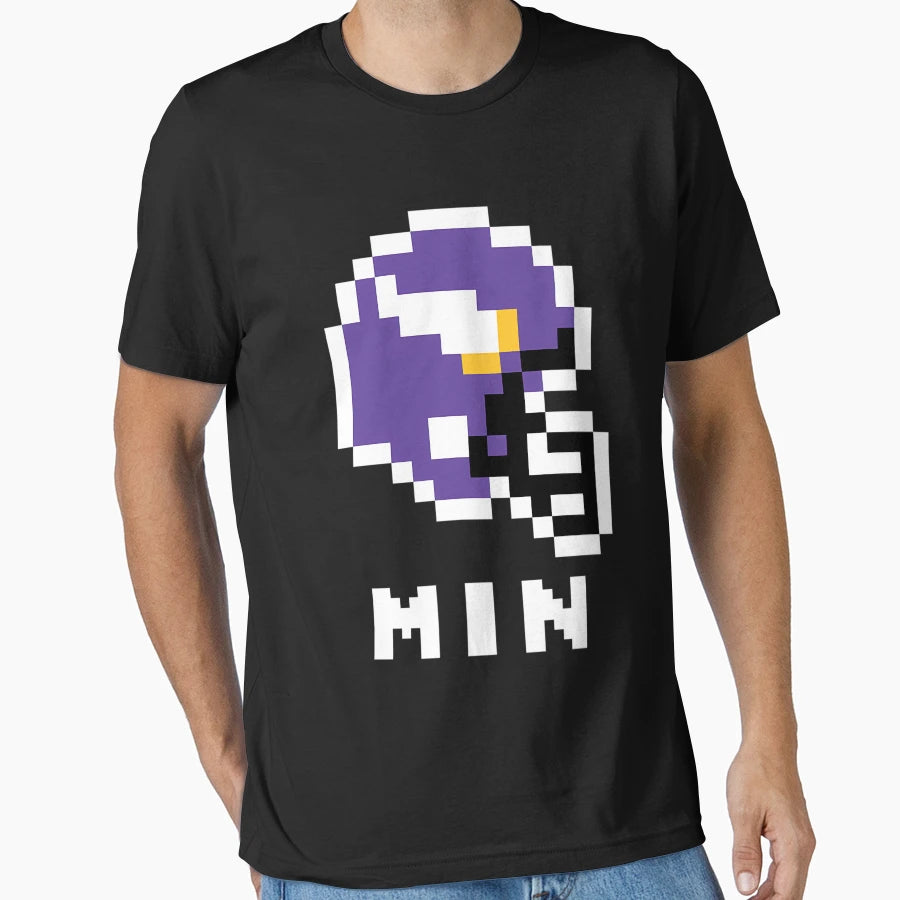 Minnesota Vikings Tecmo Super Bowl T-Shirt - Aesthetic Graphic for Adults - T-Shirt, Sweatshirt, Hoodie