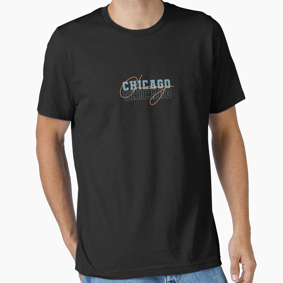 Chicago T-Shirt - Custom Art Print for Adults - T-Shirt, Sweatshirt, Hoodie