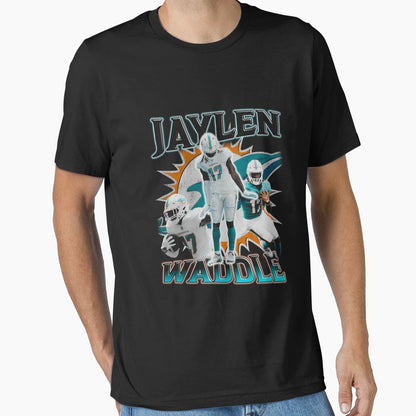 Jaylen Waddle T-Shirt - Minimalist Print for Adults - T-Shirt, Sweatshirt, Hoodie