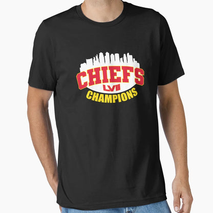 Chiefs Champions T-Shirt - Fun Novelty Design for Adults - T-Shirt, Sweatshirt, Hoodie