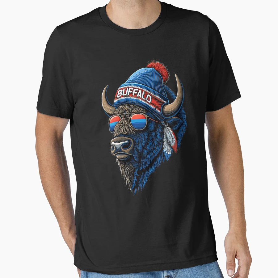 Buffalo New York Ny Buffalo Lovers T-Shirt - Minimalist Print Men Women - T-Shirt, Sweatshirt, Hoodie
