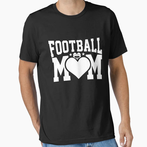 Funny Womens Game Day Football Mom T-Shirt - Graphic Print for Adults - T-Shirt, Sweatshirt, Hoodie