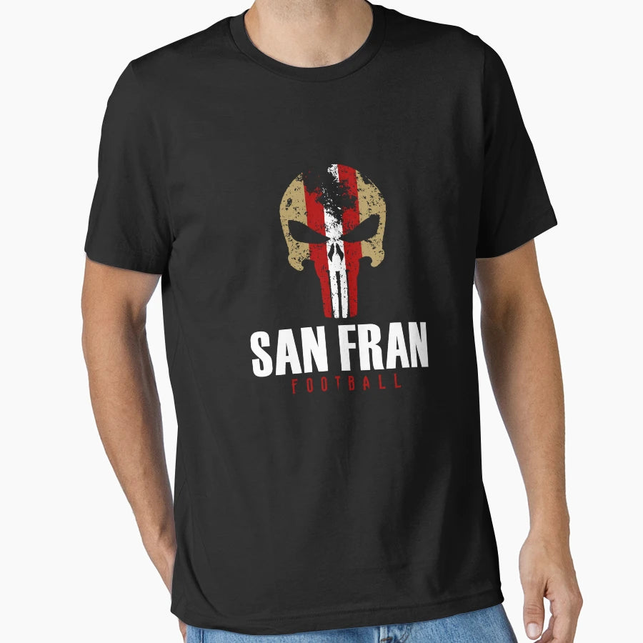 San Francisco Pro Football Grunge T-Shirt - Unique Graphic for Adults - T-Shirt, Sweatshirt, Hoodie