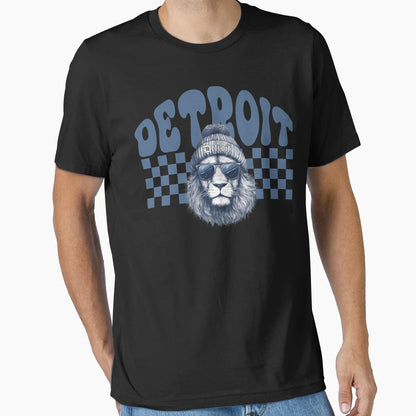 Bygone Det Roit Lions Mascot Game Day T-Shirt - Streetwear Style Unisex - T-Shirt, Sweatshirt, Hoodie