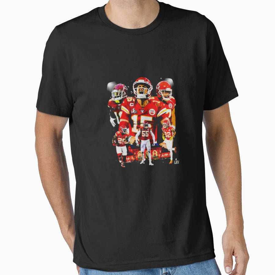 Kansas City Super Bowl Liv Champs T-Shirt - Trendy Graphic Unisex - T-Shirt, Sweatshirt, Hoodie
