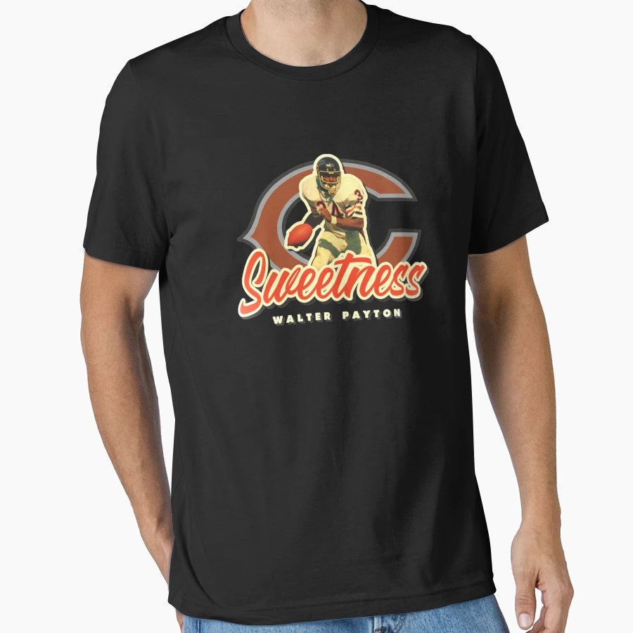 Walter Payton Sweetness T-Shirt - Unique Graphic Men Women - T-Shirt, Sweatshirt, Hoodie