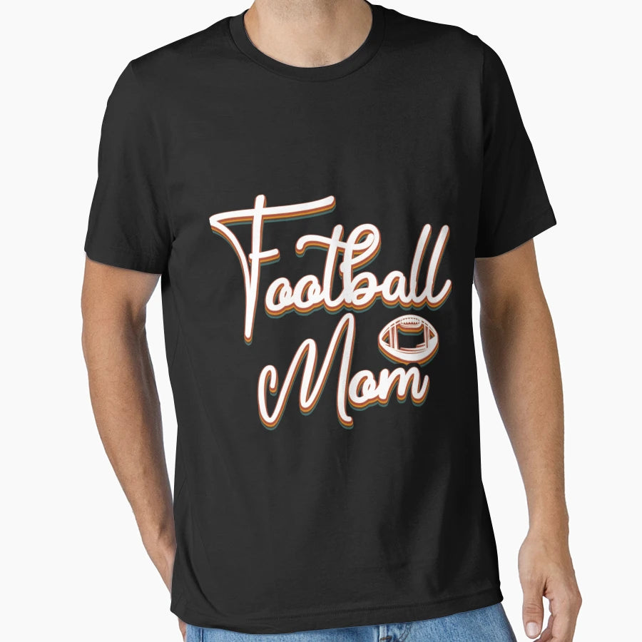 American Football Mom Football Mom T-Shirt - Custom Art Print for Adults - T-Shirt, Sweatshirt, Hoodie