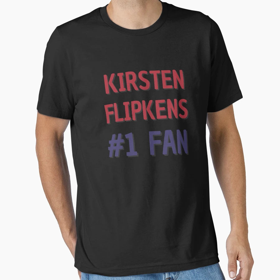 Kirsten Flipkens 1 Fan T-Shirt - Streetwear Style for Adults - T-Shirt, Sweatshirt, Hoodie