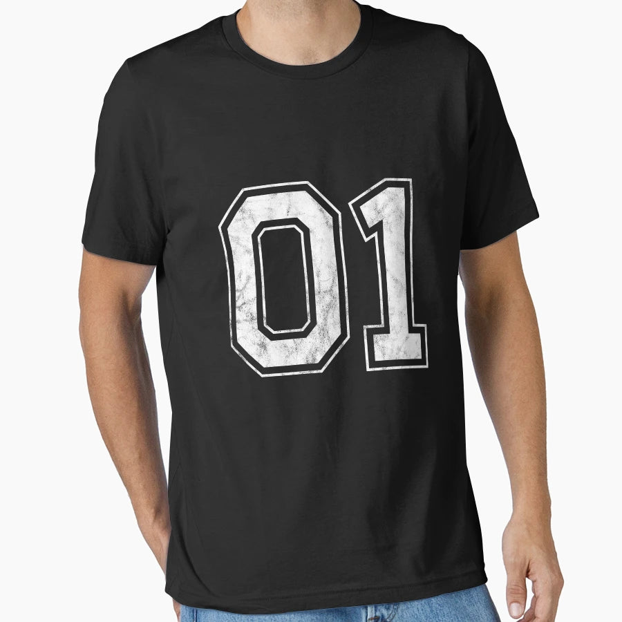 Number 01 T-Shirt - Trendy Graphic for Adults - T-Shirt, Sweatshirt, Hoodie