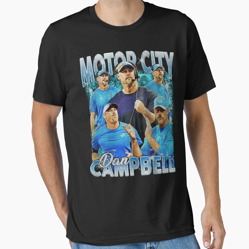 Dan Campbell T-Shirt - Custom Art Print Unisex - T-Shirt, Sweatshirt, Hoodie
