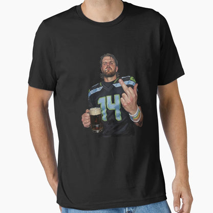 Middle Finge Sam Darnold 90S T-Shirt - Graphic Print for Adults - T-Shirt, Sweatshirt, Hoodie