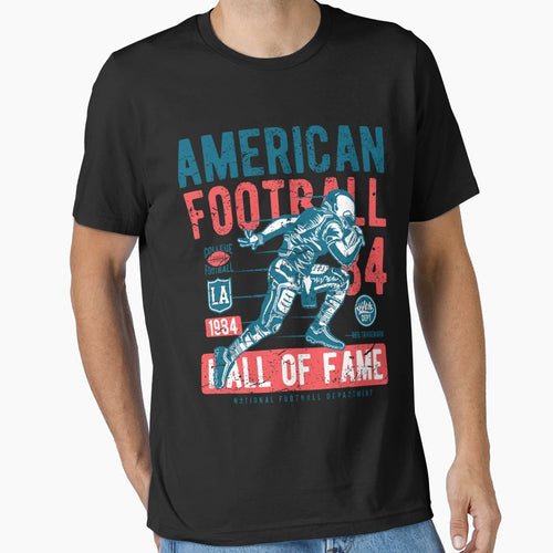 American Football Hall Fame T-Shirt - Minimalist Print for Adults - T-Shirt, Sweatshirt, Hoodie