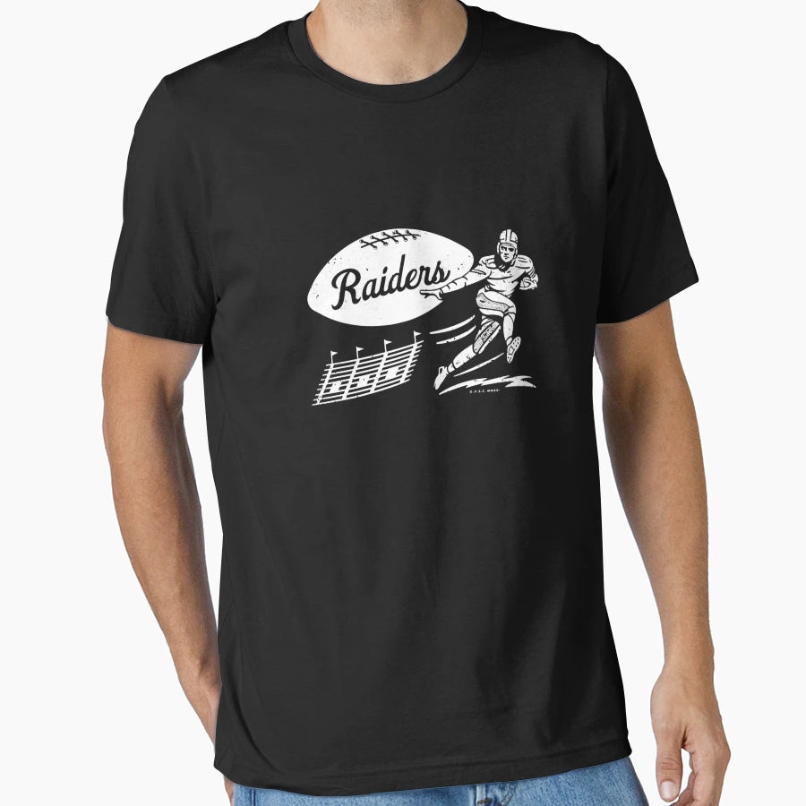 Football Oakland Raiders White Raiders T-Shirt - Trendy Graphic Unisex - T-Shirt, Sweatshirt, Hoodie