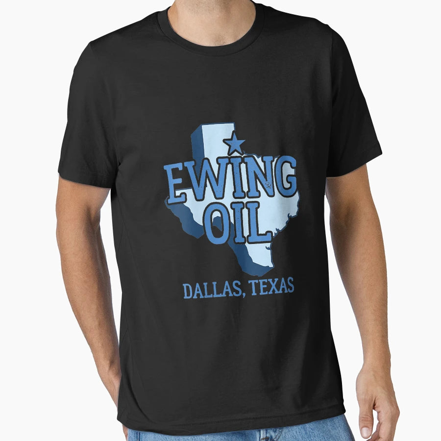 Womens Ewing Oil V Neck T-Shirt - Aesthetic Graphic Unisex - T-Shirt, Sweatshirt, Hoodie