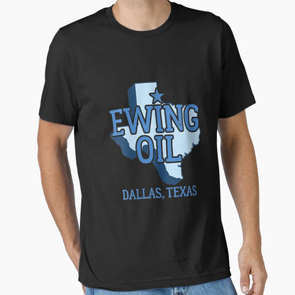 Womens Ewing Oil V Neck T-Shirt - Aesthetic Graphic Unisex - T-Shirt, Sweatshirt, Hoodie