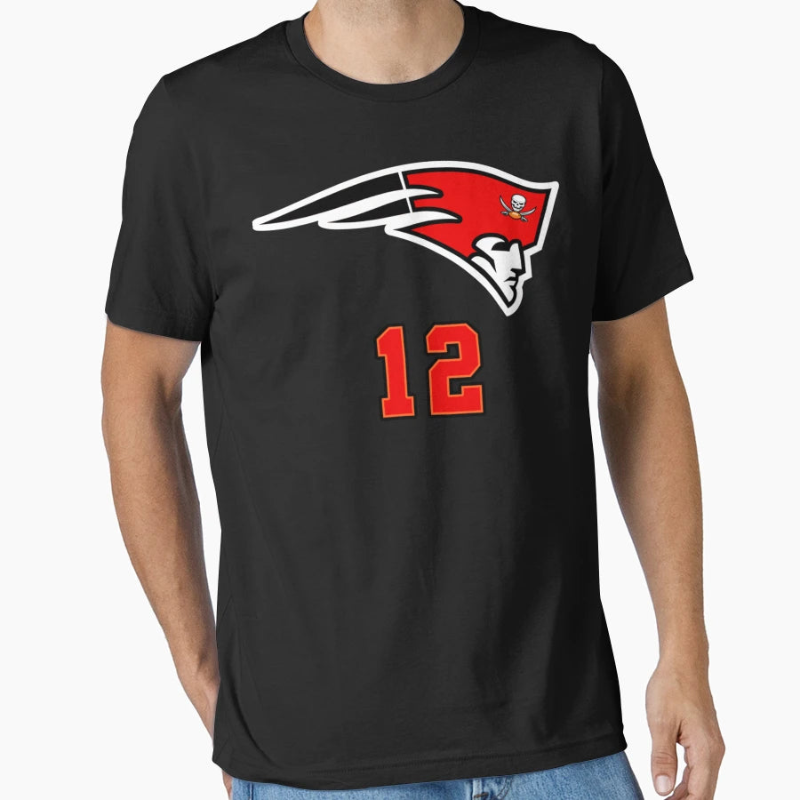 Half Patriots Half Buccaneers T-Shirt - Aesthetic Graphic Men Women - T-Shirt, Sweatshirt, Hoodie