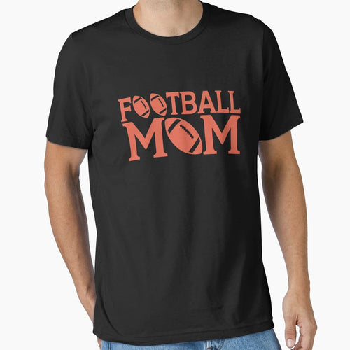 Funny Womens Game Day Football Mom T-Shirt - Custom Art Print for Adults - T-Shirt, Sweatshirt, Hoodie