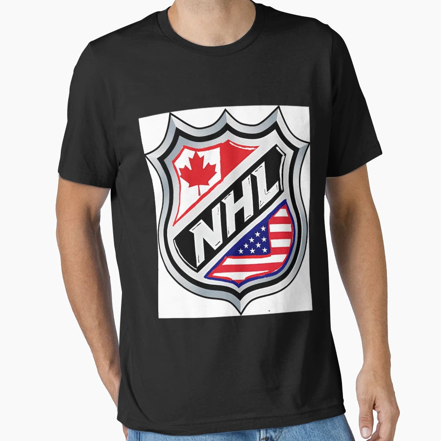 Nhl Logo T-Shirt - Casual Everyday Wear Unisex - T-Shirt, Sweatshirt, Hoodie