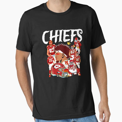 Kansas City Chiefs Red T-Shirt - Trendy Graphic Unisex - T-Shirt, Sweatshirt, Hoodie