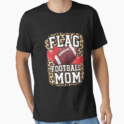Flag Football Mom Mothers Day T-Shirt - Trendy Graphic Unisex - T-Shirt, Sweatshirt, Hoodie