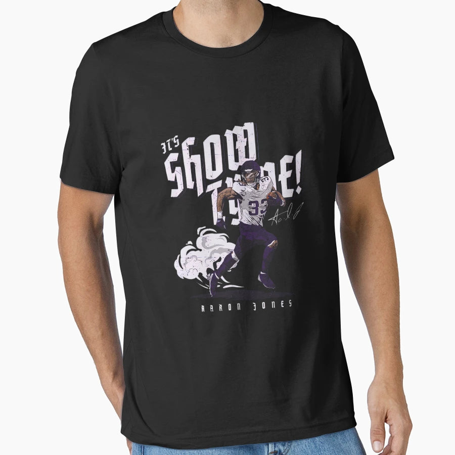 Aaron Jones Minnesota Show Tyme Run T-Shirt - Graphic Print Men Women - T-Shirt, Sweatshirt, Hoodie
