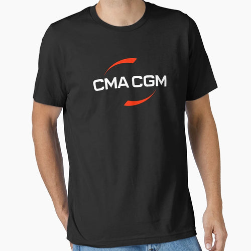 Maritime Cma Cgm Cargo Vessel T-Shirt - Fun Novelty Design for Adults - T-Shirt, Sweatshirt, Hoodie