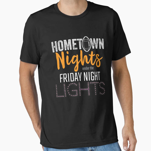 Hometown Nights Under Lights T-Shirt - Novelty Apparel Unisex - T-Shirt, Sweatshirt, Hoodie