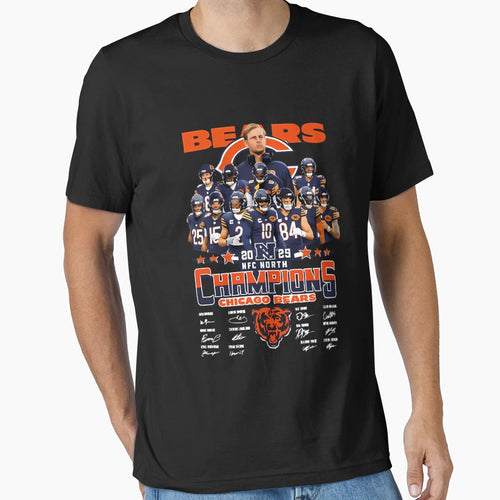 Chicago Bears Nfc North Champions T-Shirt - Aesthetic Graphic for Adults - T-Shirt, Sweatshirt, Hoodie