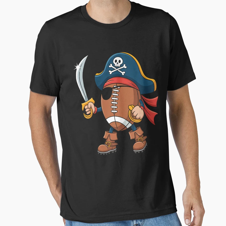 Football Pirate Halloween T-Shirt - Streetwear Style Men Women - T-Shirt, Sweatshirt, Hoodie