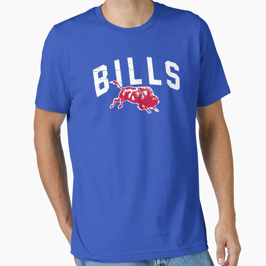 Bills Football T-Shirt - Custom Art Print Men Women - T-Shirt, Sweatshirt, Hoodie