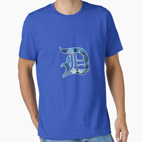 Detroit Lions D Football M5577 T-Shirt - Fun Novelty Design Men Women - T-Shirt, Sweatshirt, Hoodie