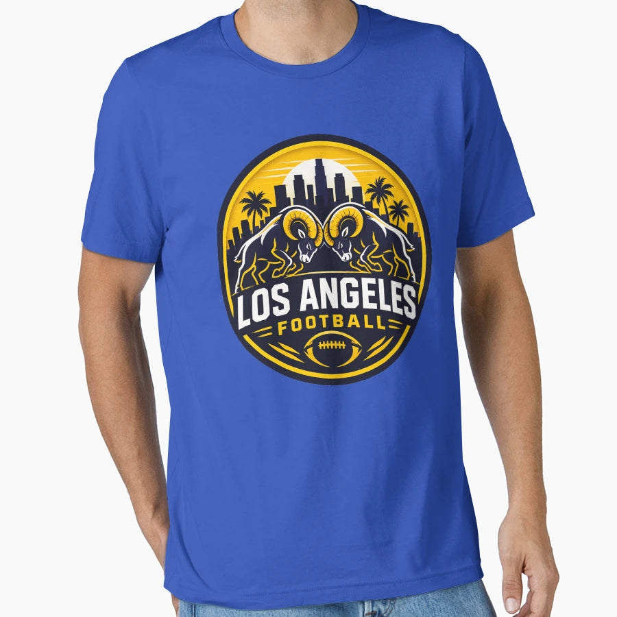 Los Angeles Football La Football Fan T-Shirt - Custom Art Print for Adults - T-Shirt, Sweatshirt, Hoodie