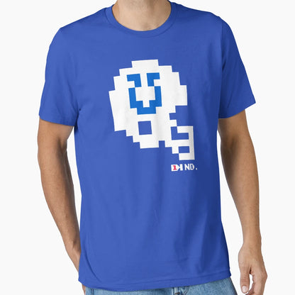 Indy Helmet Tecmo Bowl T-Shirt - Unique Graphic for Adults - T-Shirt, Sweatshirt, Hoodie