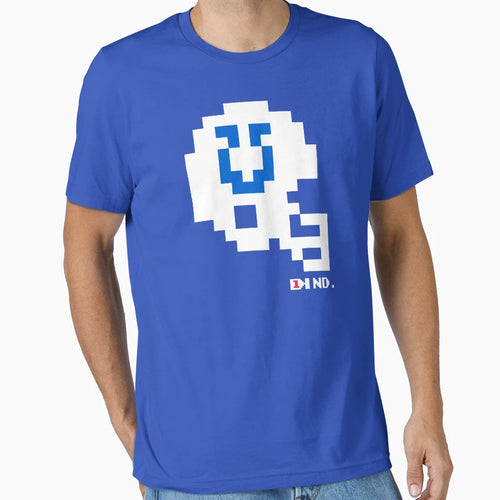 Indy Helmet Tecmo Bowl T-Shirt - Unique Graphic for Adults - T-Shirt, Sweatshirt, Hoodie