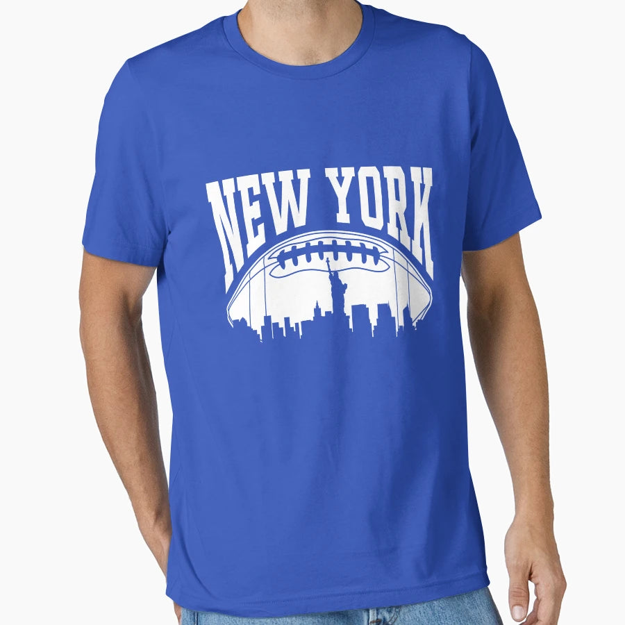 New York Skyline Ny Football Team Giants T-Shirt - Minimalist Print Unisex - T-Shirt, Sweatshirt, Hoodie