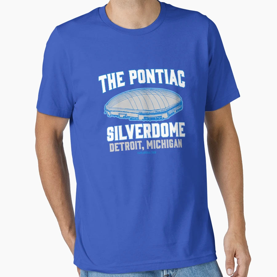 Pontiac Silverdome Detroit T-Shirt - Novelty Apparel for Adults - T-Shirt, Sweatshirt, Hoodie