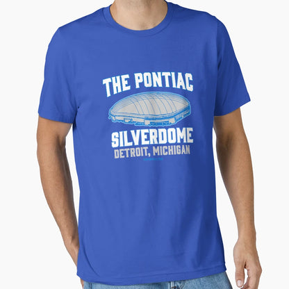 Pontiac Silverdome Detroit T-Shirt - Novelty Apparel for Adults - T-Shirt, Sweatshirt, Hoodie