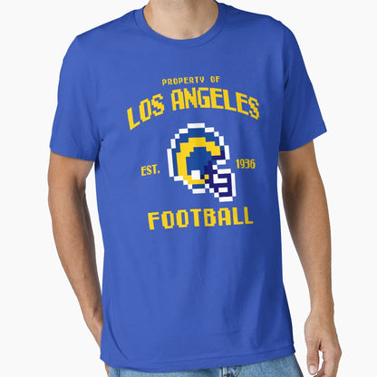 Property Los Angeles Rams Football T-Shirt - Custom Art Print Men Women - T-Shirt, Sweatshirt, Hoodie