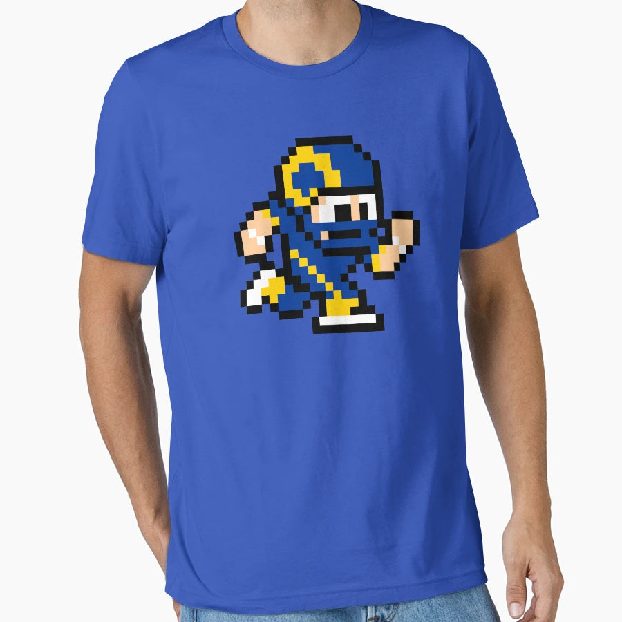 Los Angeles Rams Tecmo Super Bowl T-Shirt - Fun Novelty Design for Adults - T-Shirt, Sweatshirt, Hoodie