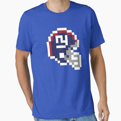 New York Giants 8 Bit Football T-Shirt - Fun Novelty Design Men Women - T-Shirt, Sweatshirt, Hoodie